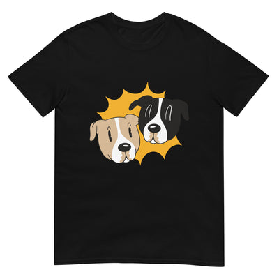 Gesichter von Hunden - Lustig - Herren T-Shirt Other_Niches xxx yyy zzz Black