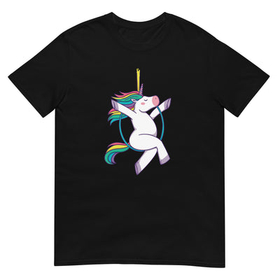 Anmutiges Einhorn führt Luftreifen-Tanz auf - Herren T-Shirt Other_Niches xxx yyy zzz Black