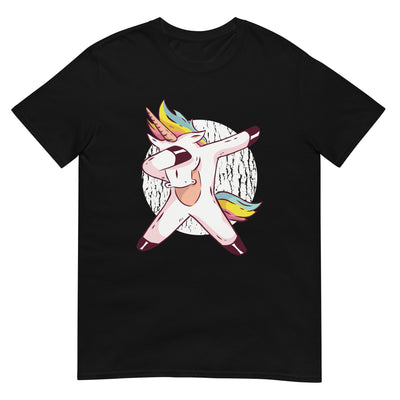 Männlicher Einhorn dabbing - Bunt - Herren T-Shirt Other_Niches xxx yyy zzz Black