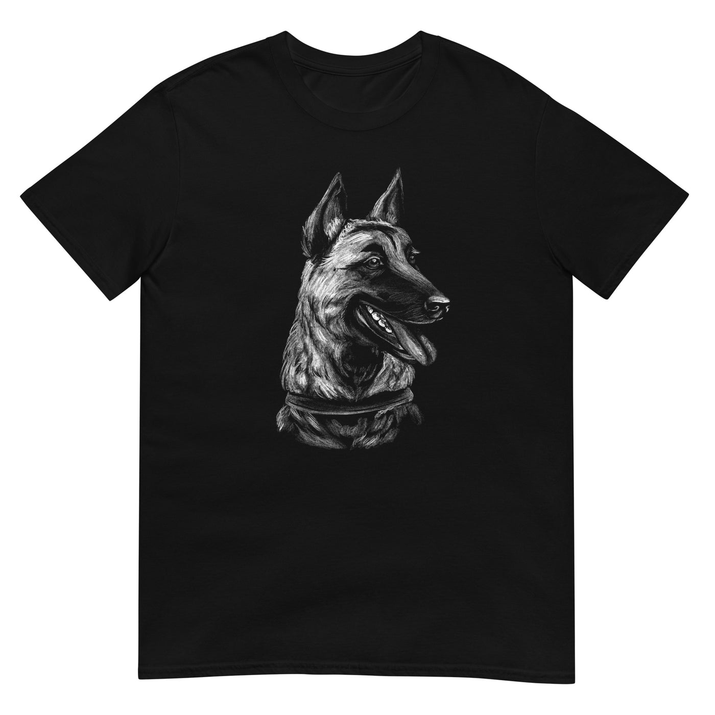 Malinois Belgischer Hundegesicht und Porträt - Herren T-Shirt Other_Niches xxx yyy zzz Black