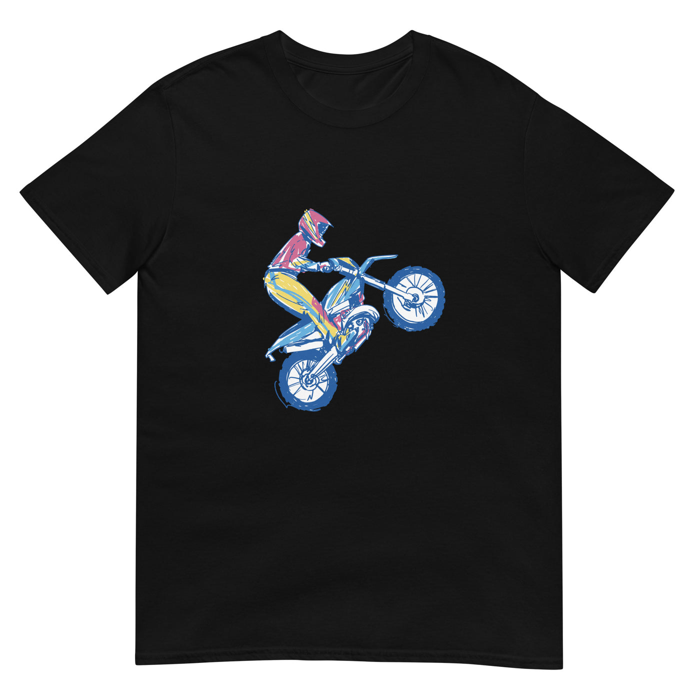 Motocross-Bike beim Wheelie - Herren T-Shirt Other_Niches xxx yyy zzz Black