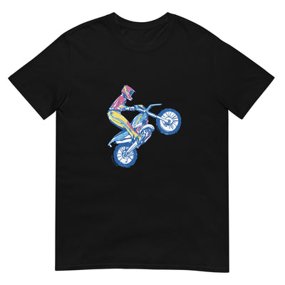 Motocross-Bike beim Wheelie - Herren T-Shirt Other_Niches xxx yyy zzz Black