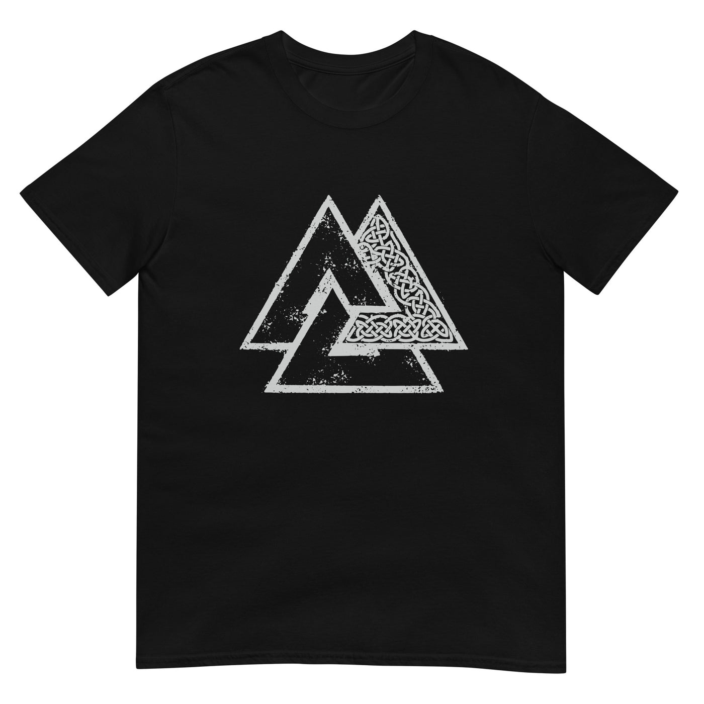 Von der nordischen Mythologie inspiriert - Valknut-Emblem - Herren T-Shirt Other_Niches xxx yyy zzz Black