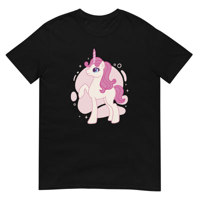 Einhorn mit pinker Mähne und Sternen - Herren T-Shirt Other_Niches xxx yyy zzz Black