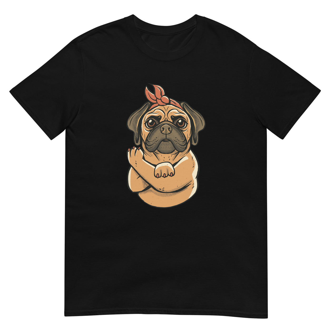 Starke Mops-Dame - Herren T-Shirt Other_Niches xxx yyy zzz Black