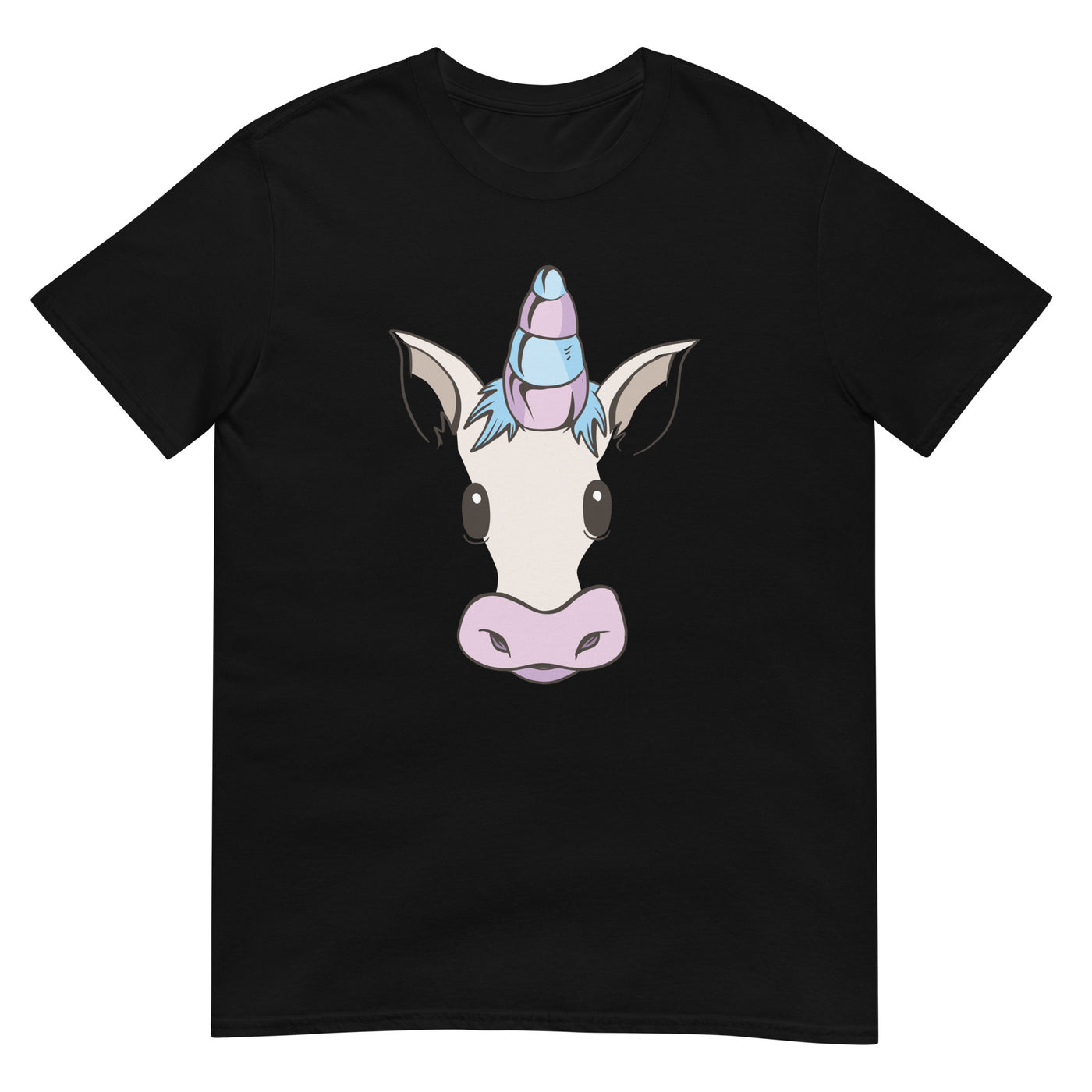 Einhorn-Gesicht mit Partyhut - Herren T-Shirt Other_Niches xxx yyy zzz Black