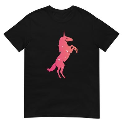 Einhorn leuchtet in roter Farbe - Herren T-Shirt Other_Niches xxx yyy zzz Black