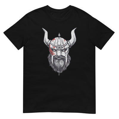 Wikingerkopf Helm Gesichtsporträt - Stolz und motivierend - Herren T-Shirt Other_Niches xxx yyy zzz Black