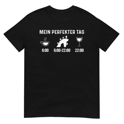 Mein Perfekter Tag - T-Shirt (Unisex) klettern xxx yyy zzz Black