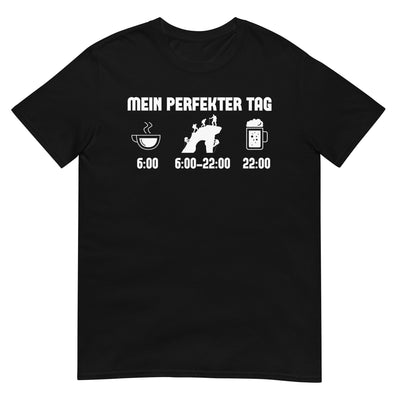 Mein Perfekter Tag - T-Shirt (Unisex) klettern xxx yyy zzz Black