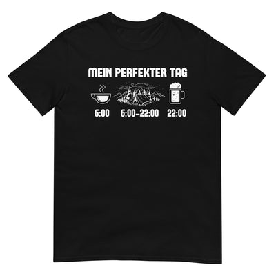 Mein Perfekter Tag 1 - T-Shirt (Unisex) camping xxx yyy zzz Black