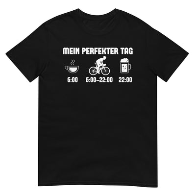 Mein Perfekter Tag 1 - T-Shirt (Unisex) fahrrad xxx yyy zzz Black