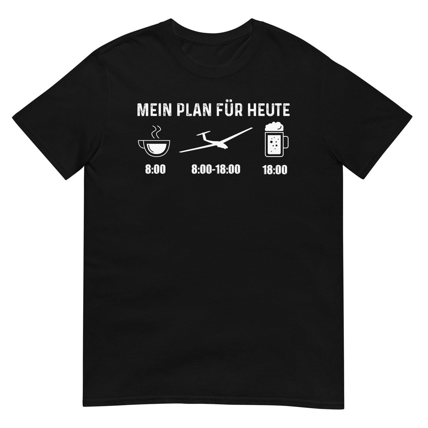 Mein Plan Für Heute - T-Shirt (Unisex) berge xxx yyy zzz Black