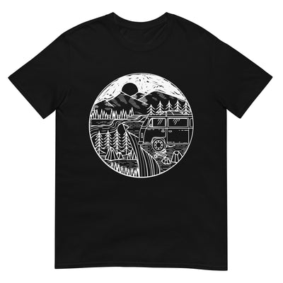 Berge - Camping Van - T-Shirt (Unisex) camping xxx yyy zzz Black