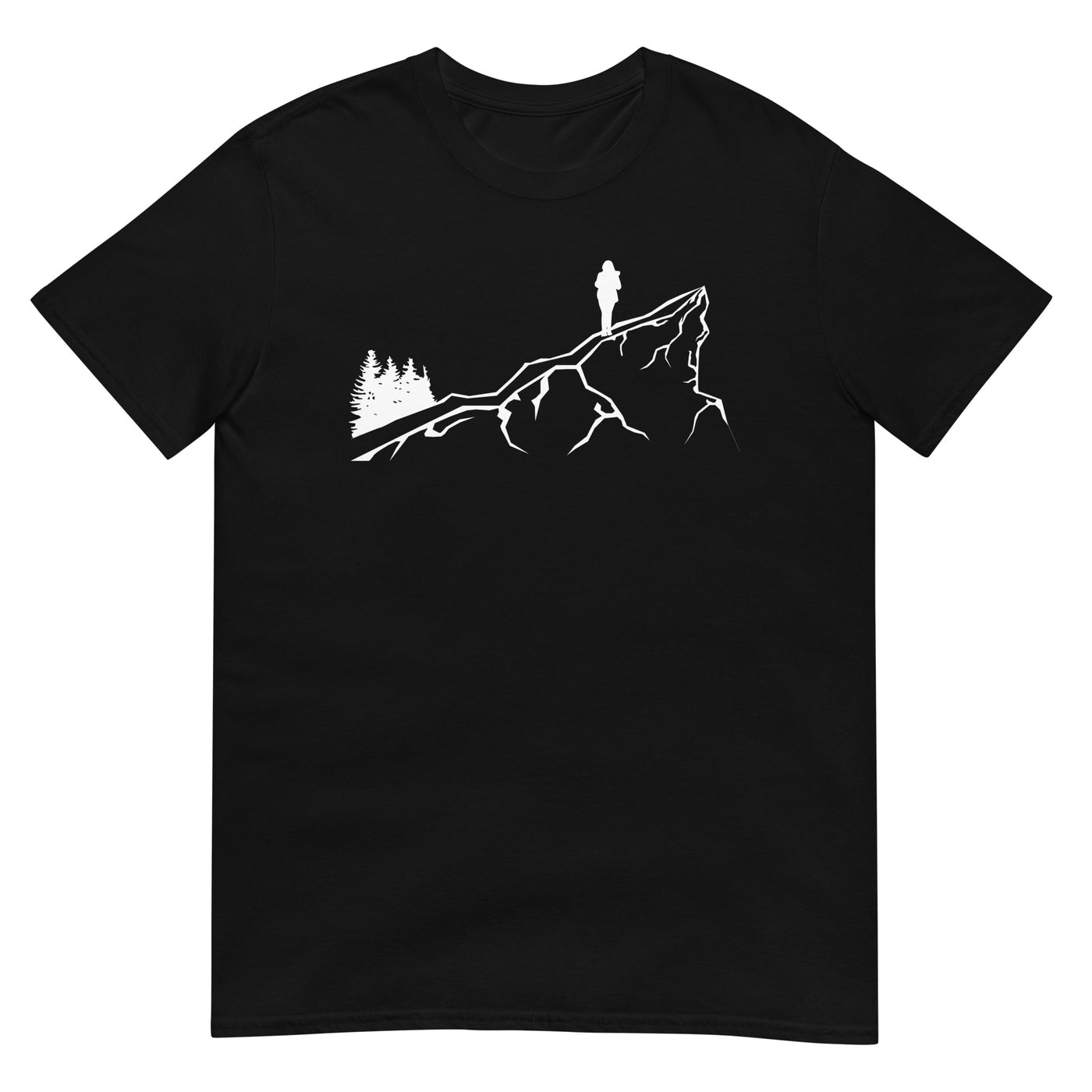 Berge - Wandern - (22) - T-Shirt (Unisex) wandern xxx yyy zzz Black