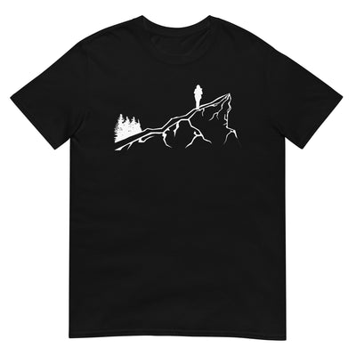 Berge - Wandern - (22) - T-Shirt (Unisex) wandern xxx yyy zzz Black