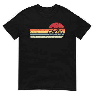 Sonne und Retro Linies - Radfahren - T-Shirt (Unisex) fahrrad xxx yyy zzz Black