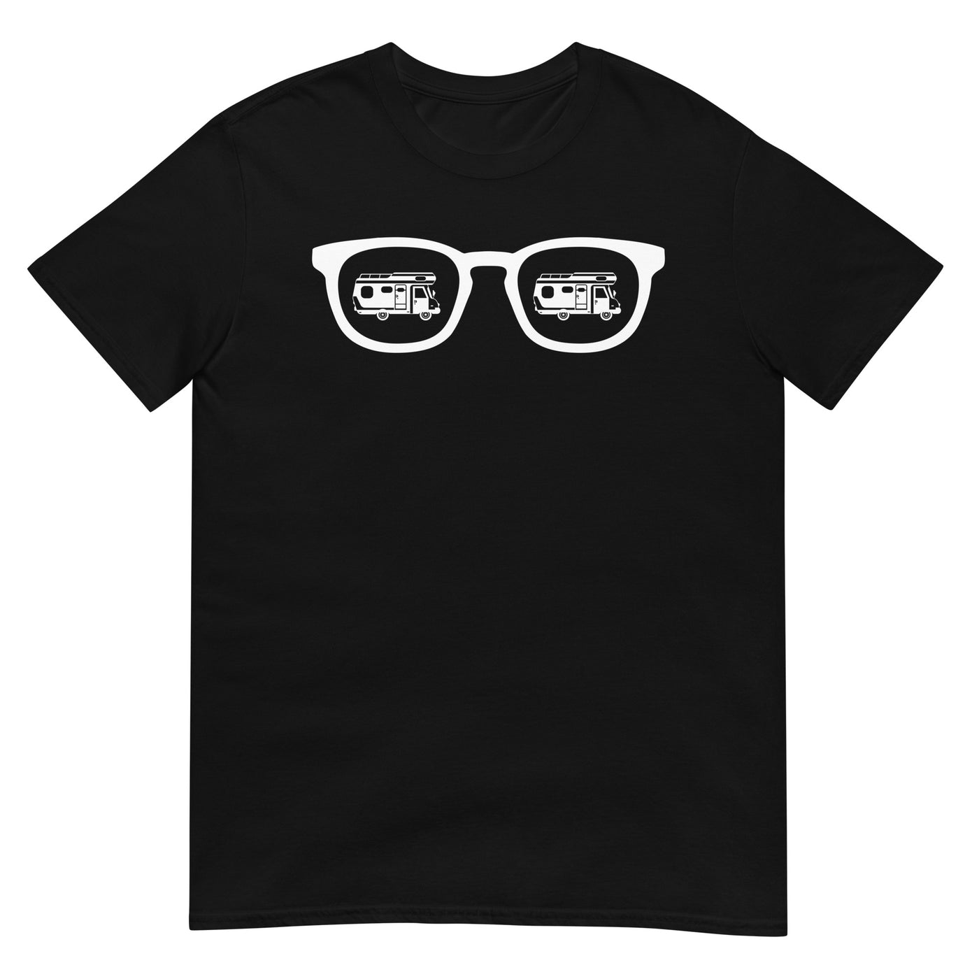 Sonnenbrille und Camping - T-Shirt (Unisex) camping xxx yyy zzz Black