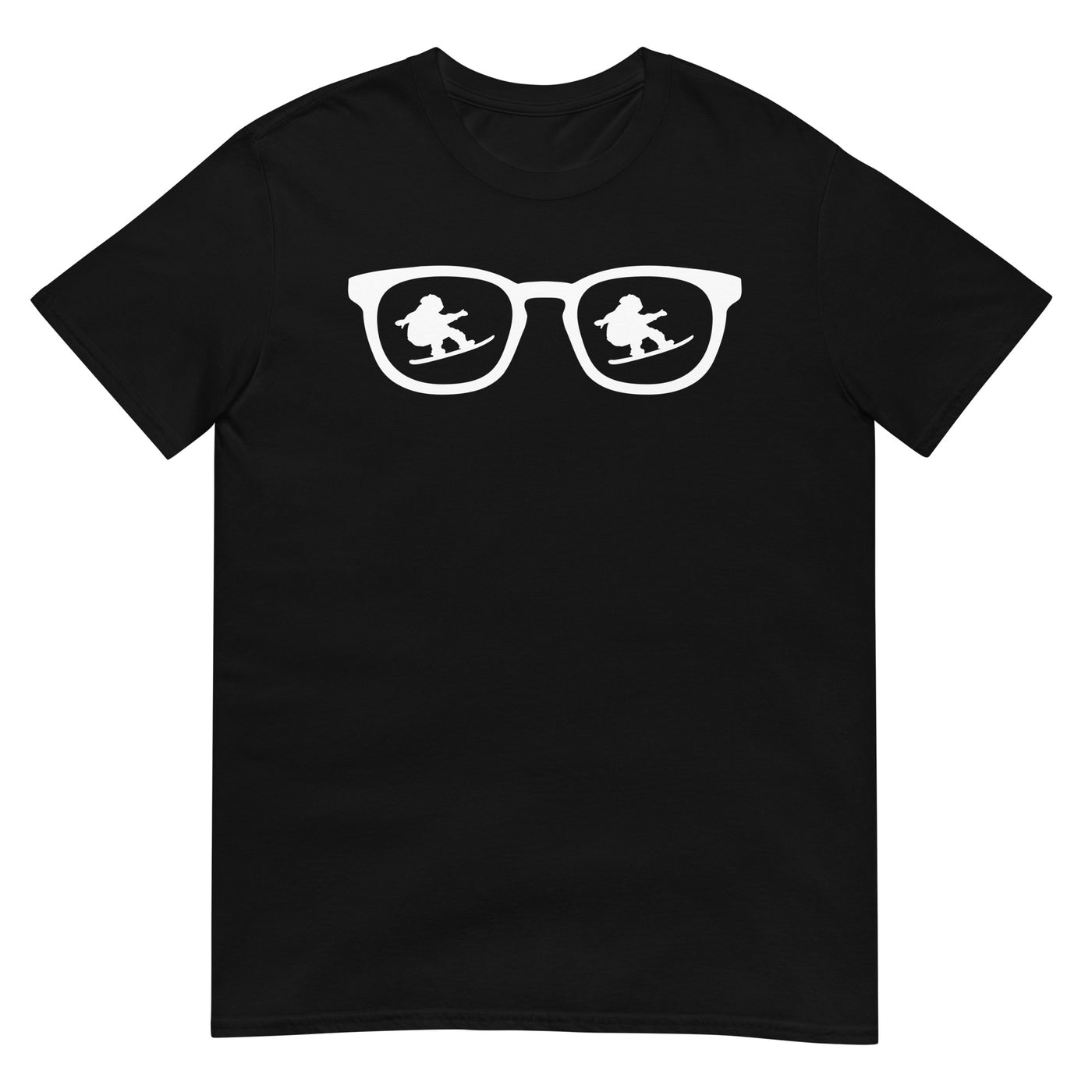 Sonnenbrille und Snowboarding - T-Shirt (Unisex) snowboarden xxx yyy zzz Black