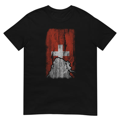 Schweizer Flagge 1 und Klettern - T-Shirt (Unisex) klettern xxx yyy zzz Black