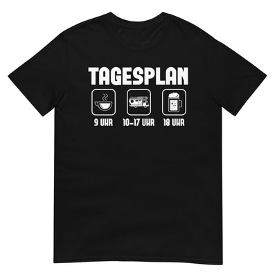 Tagesplan - T-Shirt (Unisex) camping xxx yyy zzz Black