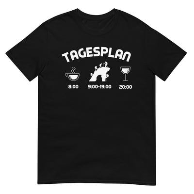 Tagesplan - T-Shirt (Unisex) klettern xxx yyy zzz Black