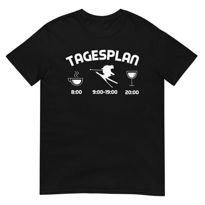 Tagesplan - T-Shirt (Unisex) klettern ski xxx yyy zzz Black