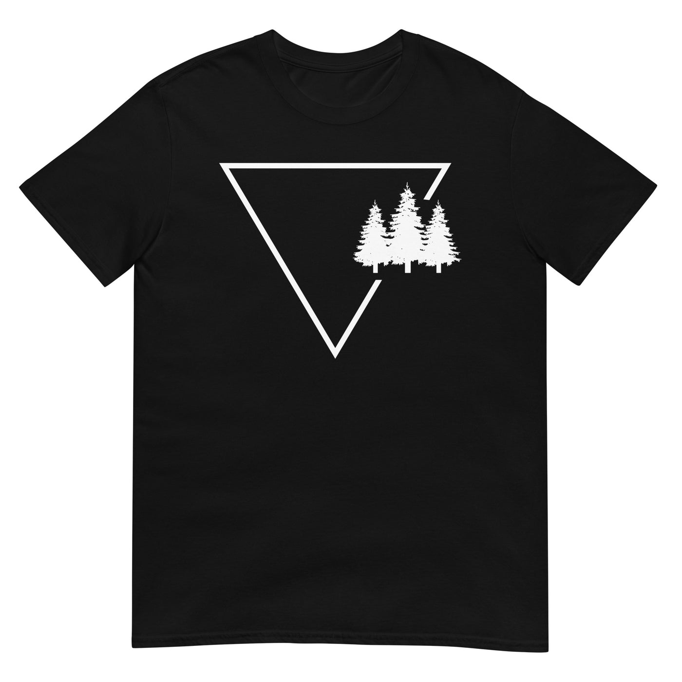 Dreieck 1 und Bäume - T-Shirt (Unisex) camping xxx yyy zzz Black