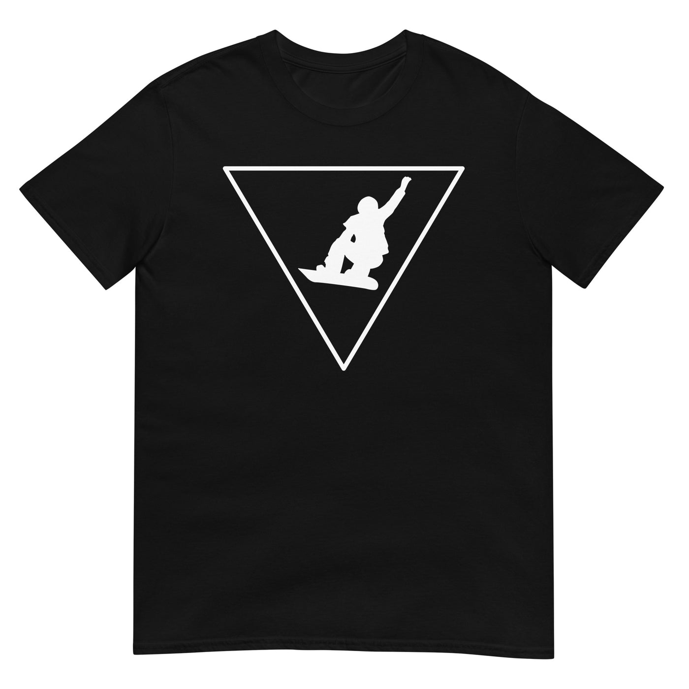 Dreieck_und_Snowboarding_-_(SN)_ - Unisex Basic Softstyle T-Shirt | Gildan 64000 xxx yyy zzz Black