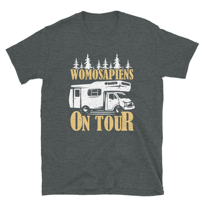 Womosapiens On Tour - T-Shirt (Unisex) camping Dark Heather