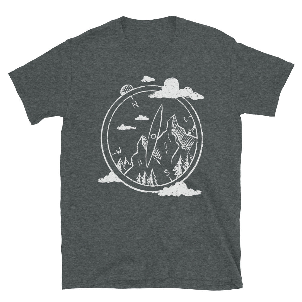 Bergnomade - T-Shirt (Unisex) berge camping wandern Dark Heather