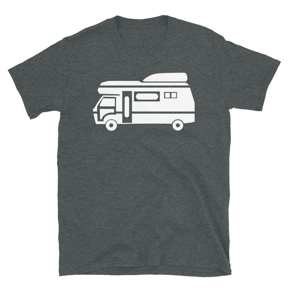 Campingwagen - T-Shirt (Unisex) camping Dark Heather