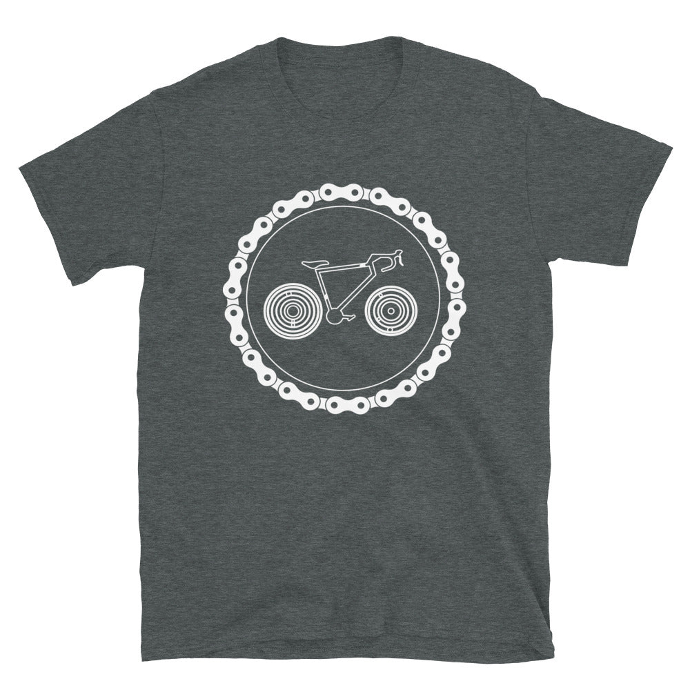 Kettenkreis - Radfahren - T-Shirt (Unisex) fahrrad Dark Heather