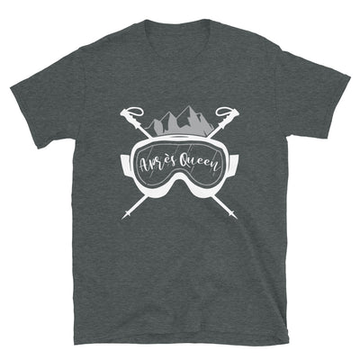 Après Queen - T-Shirt (Unisex) klettern ski Dark Heather