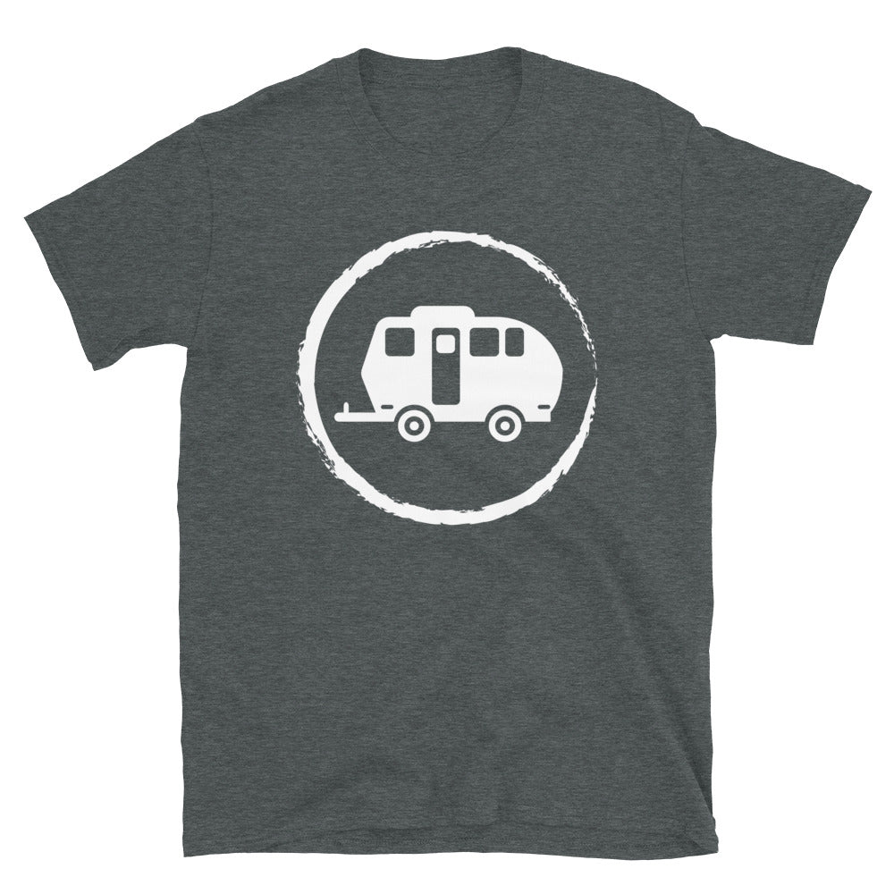 Kreis Und Camping - T-Shirt (Unisex) camping Dark Heather