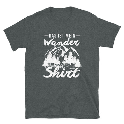 Das Ist Mein Wandershirt - T-Shirt (Unisex) wandern Dark Heather