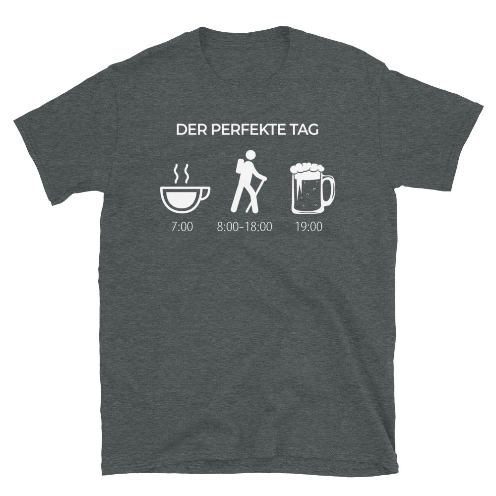 Der Perfekte Tag - T-Shirt (Unisex) wandern Dark Heather