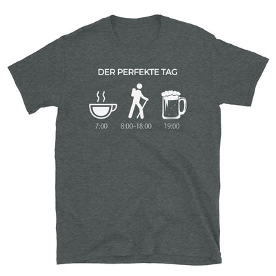 Der Perfekte Tag - T-Shirt (Unisex) wandern Dark Heather