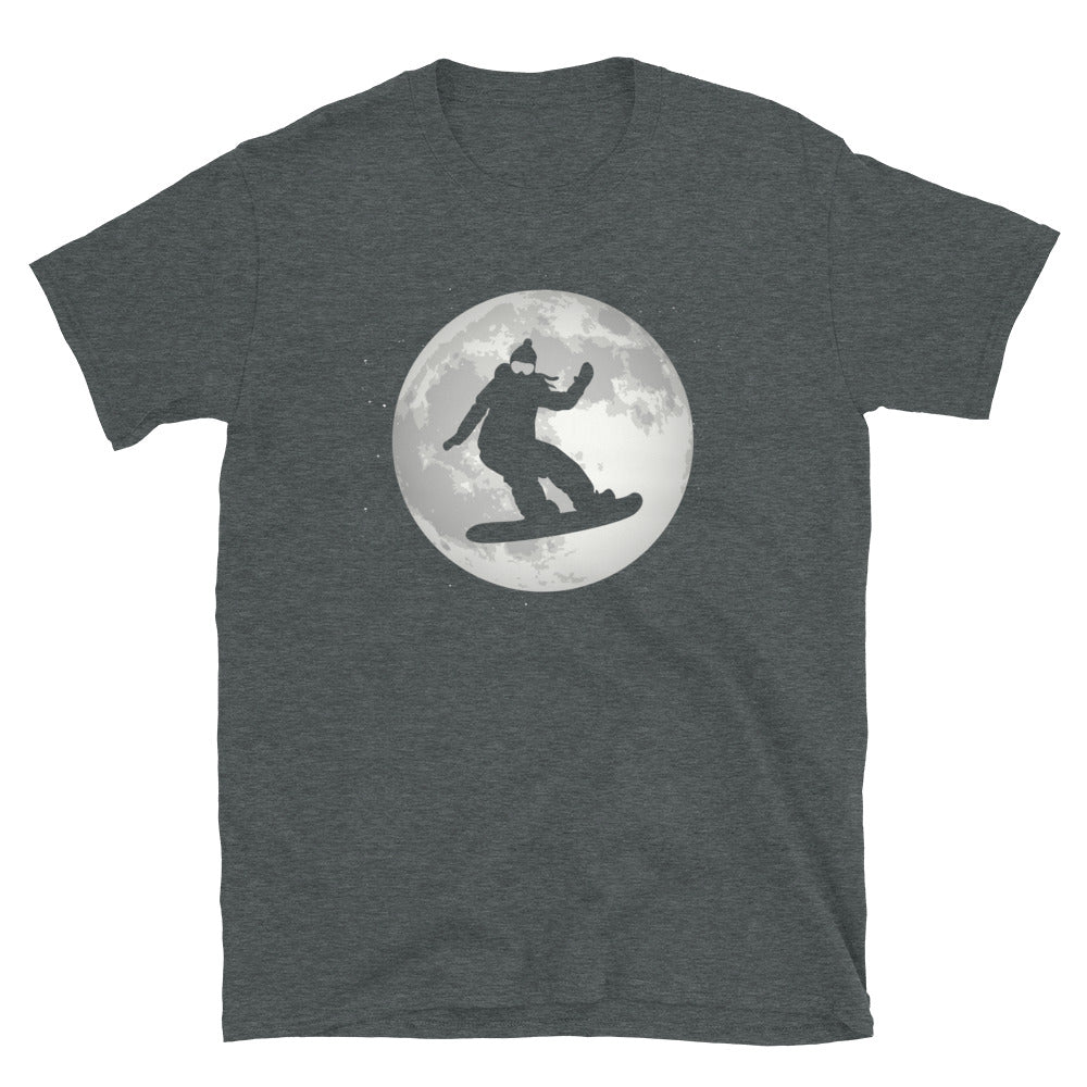 Vollmond – Snowboarden Für Frauen - T-Shirt (Unisex) snowboarden Dark Heather