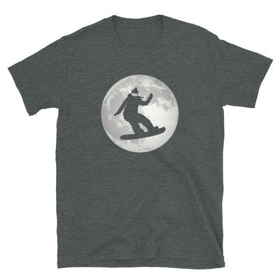 Vollmond – Snowboarden Für Frauen - T-Shirt (Unisex) snowboarden Dark Heather