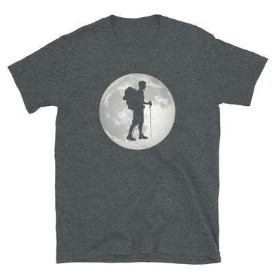 Vollmond - Wandern - T-Shirt (Unisex) wandern Dark Heather