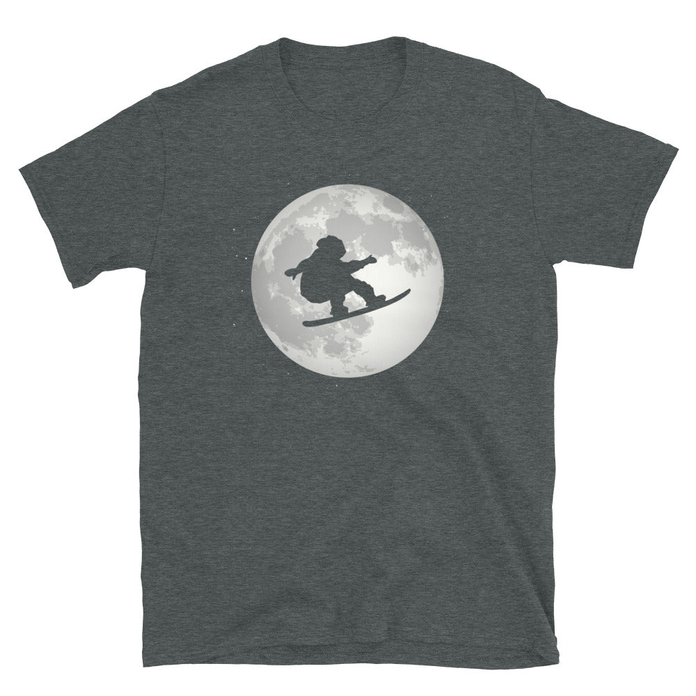 Vollmond - Snowboarden - T-Shirt (Unisex) snowboarden Dark Heather