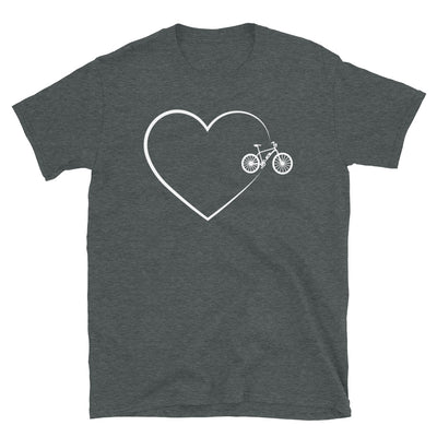 Heart 2 Und Ebike - T-Shirt (Unisex) e-bike Dark Heather