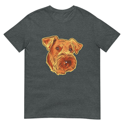 Airedale-Terrier - Hundeporträt - Herren T-Shirt Other_Niches xxx yyy zzz Dark Heather