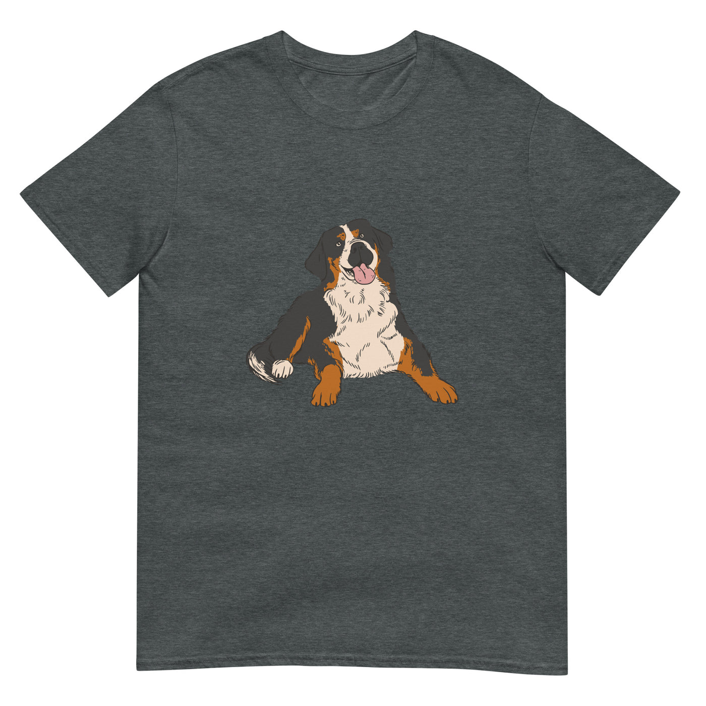 Berner Sennenhund beim Entspannen - Herren T-Shirt Other_Niches xxx yyy zzz Dark Heather