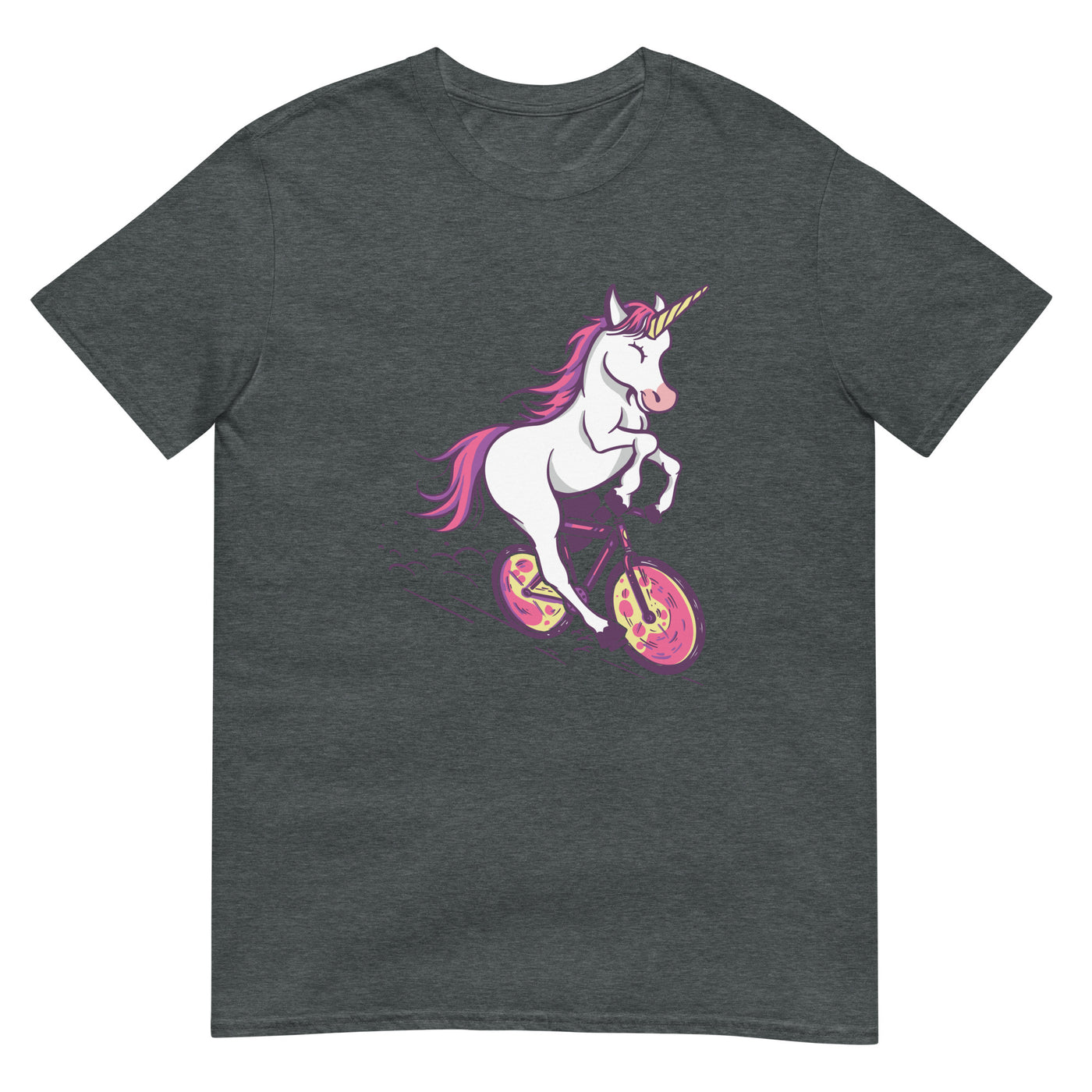 Fahrrad und Einhorn - Herren T-Shirt Other_Niches xxx yyy zzz Dark Heather