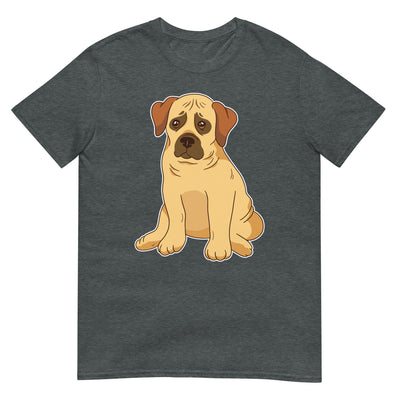 Boerboel-Welpe mit traurigem Ausdruck - Herren T-Shirt Other_Niches xxx yyy zzz Dark Heather