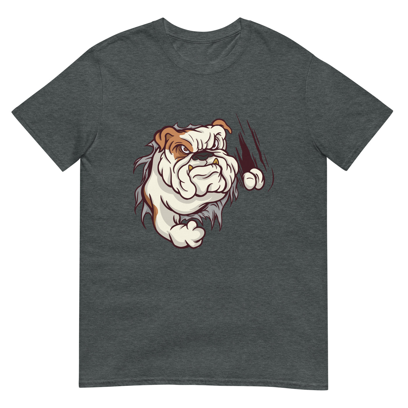 Bulldogge mit hoher Aggression und Wut - Herren T-Shirt Other_Niches xxx yyy zzz Dark Heather