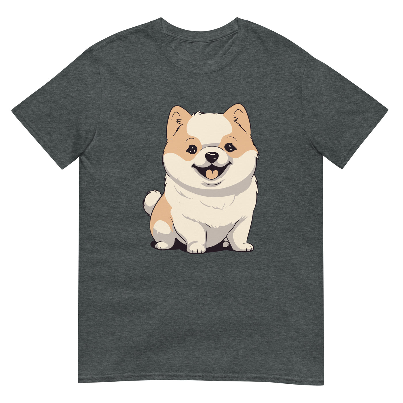 Fröhlicher Corgi aus der Kollektion "Happy Paws" - Herren T-Shirt Other_Niches xxx yyy zzz Dark Heather