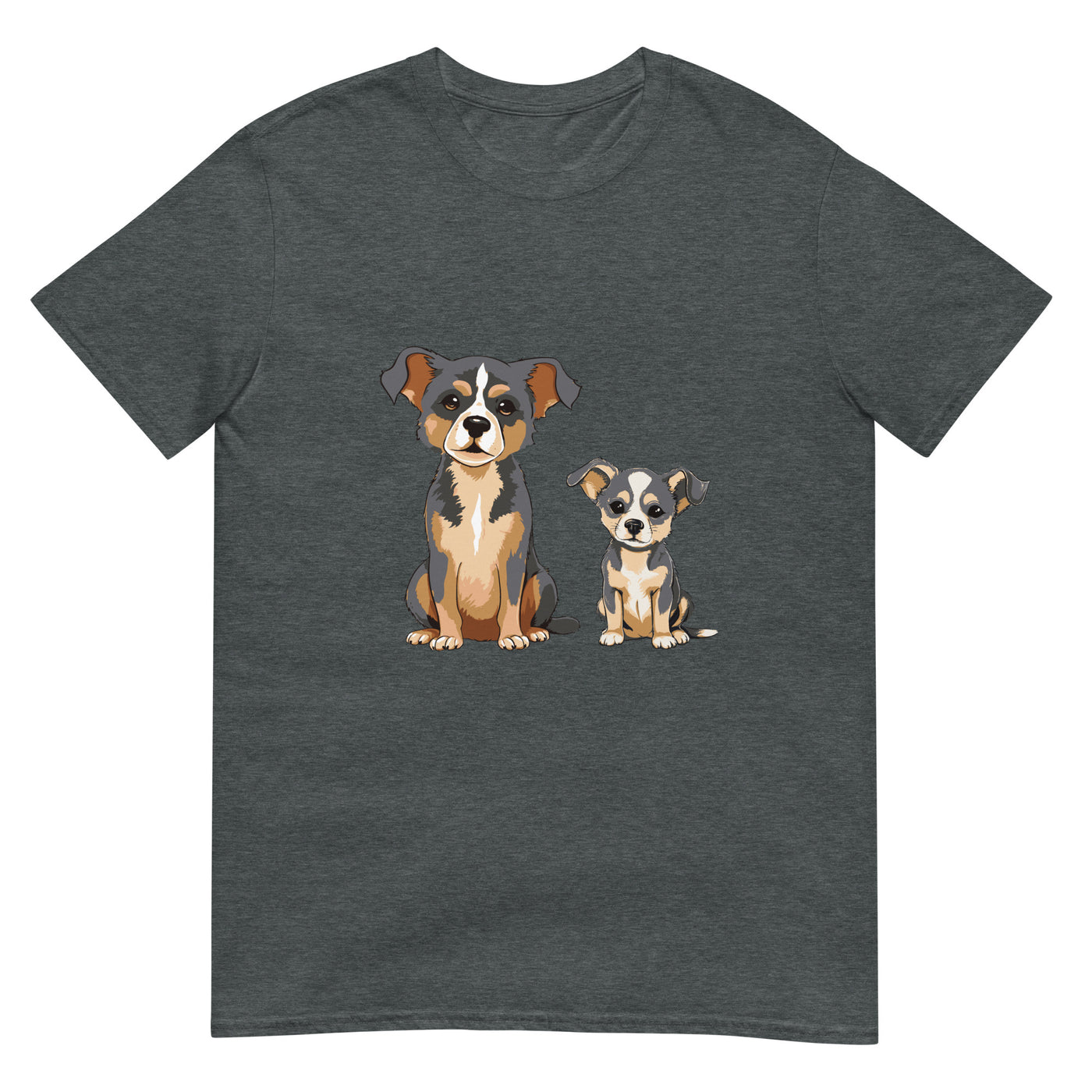 Sitzende lustige Chihuahuas - Herren T-Shirt Other_Niches xxx yyy zzz Dark Heather